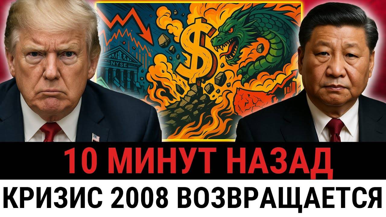 Трамп ТРЕБУЕТ $900 МЛРД от союзников — Китай бьёт по доллару как в 2008?