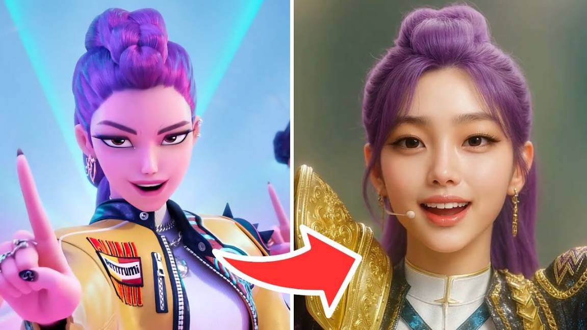 УГАДАЙ ПЕРСОНАЖЕЙ K‑POP ОХОТНИЦЫ НА ДЕМОНОВ 😱 ПО ФОТО В РЕАЛЬНОЙ ЖИЗНИ 🖼 И ПО ГОЛОСУ 🎤!