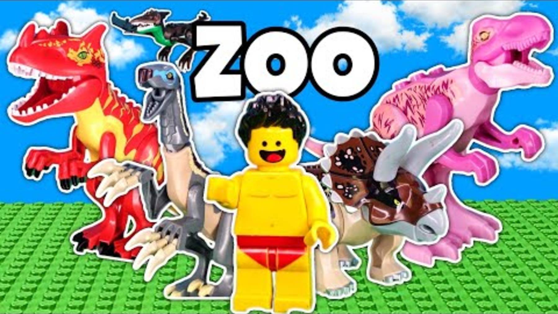 Я построил ЗООПАРК ДИНОЗАВРОВ из конструктора LEGO
