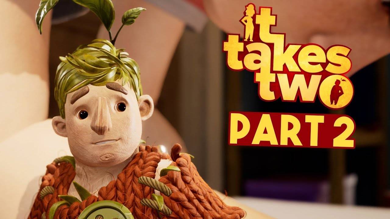 It Takes Two на PS5 - Война Белок и Ос!  Кооперативное Прохождение Часть 2