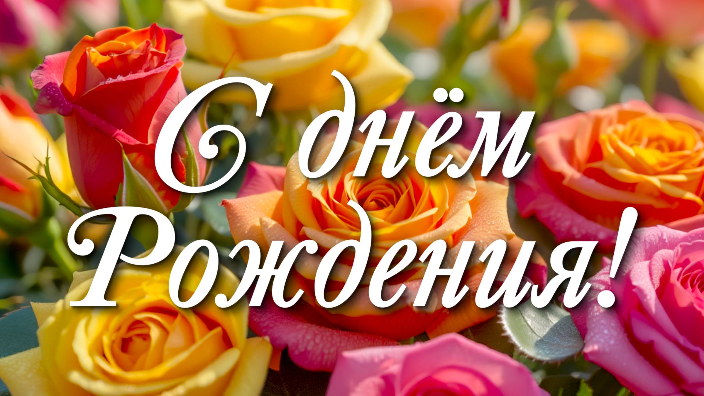 Красивое поздравление С Днем Рождения! Красивые пожелания под веселую музыку на день рождения!