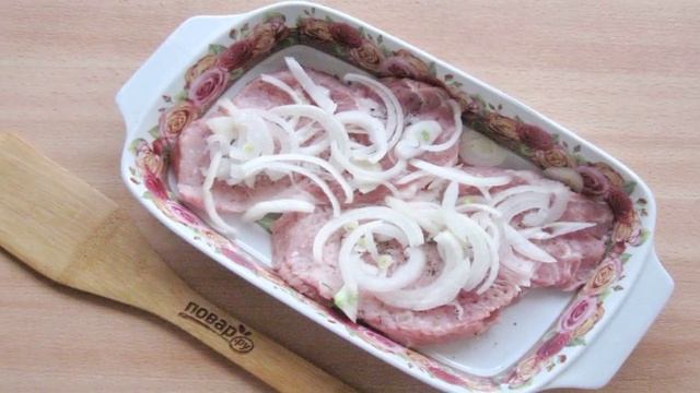 Мясо по-французски со сливками в духовке