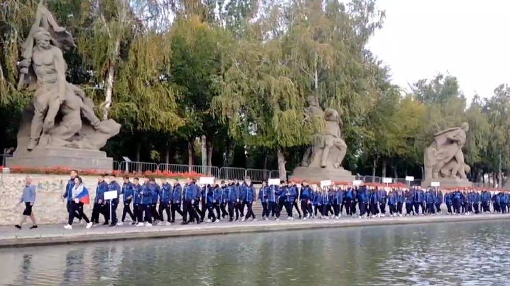 Кадры открытия Спартакиады Союзного государства в Волгограде