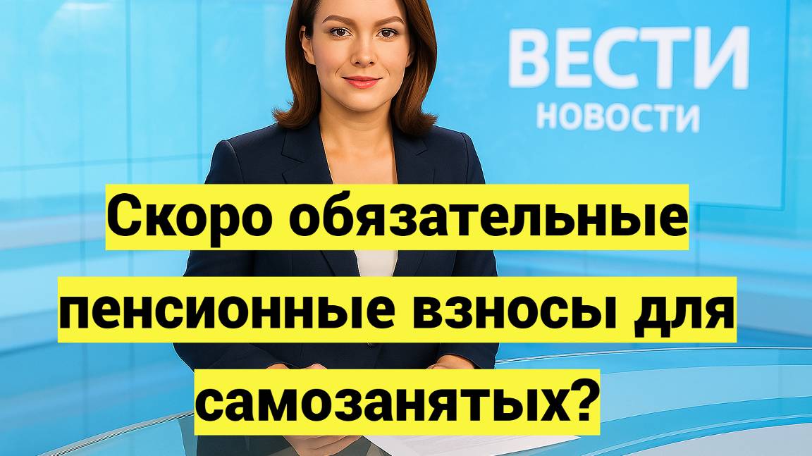 Пенсионные взносы для самозанятых?