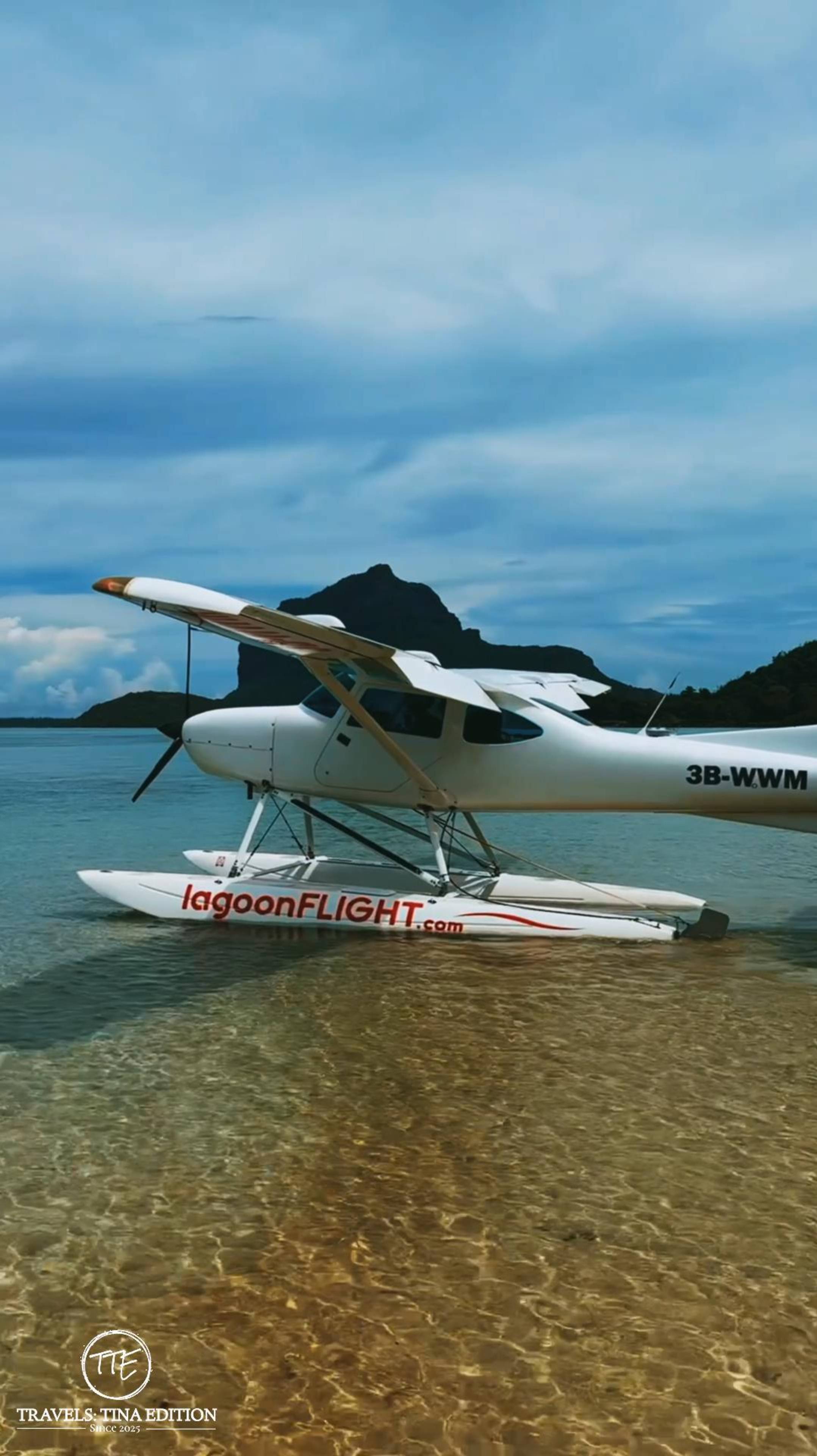 Незабываемый полет на гидроплане. An Unforgettable Seaplane Flight. #маврикий #shorts #seaplane