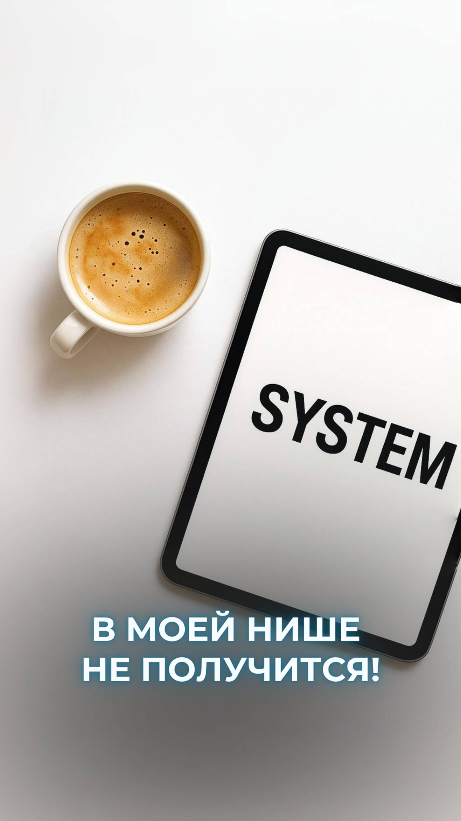 В моей нише не получится!