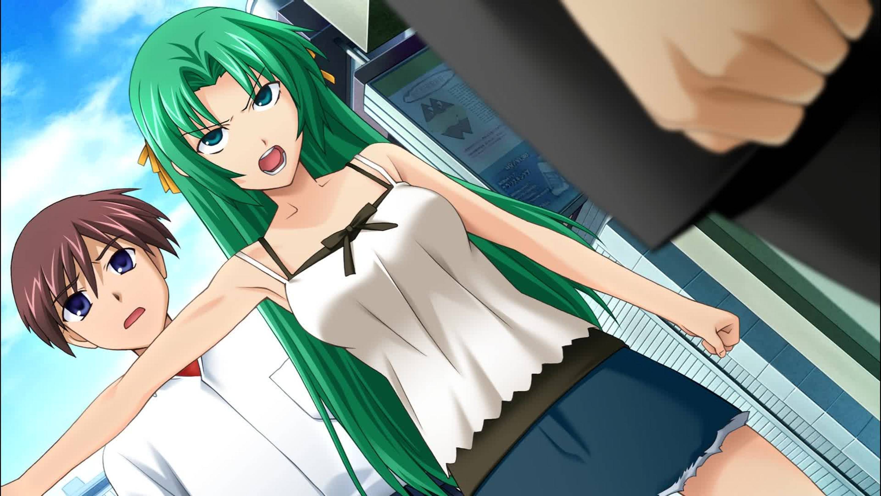 Higurashi When They Cry Hou | Watanagashi | Глава 2 | Прохождение игры | Часть 4 | Без комментариев