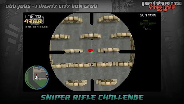 GTA Chinatown Wars - Walkthrough - LC Gun Club - Sniper Rifle Challenge