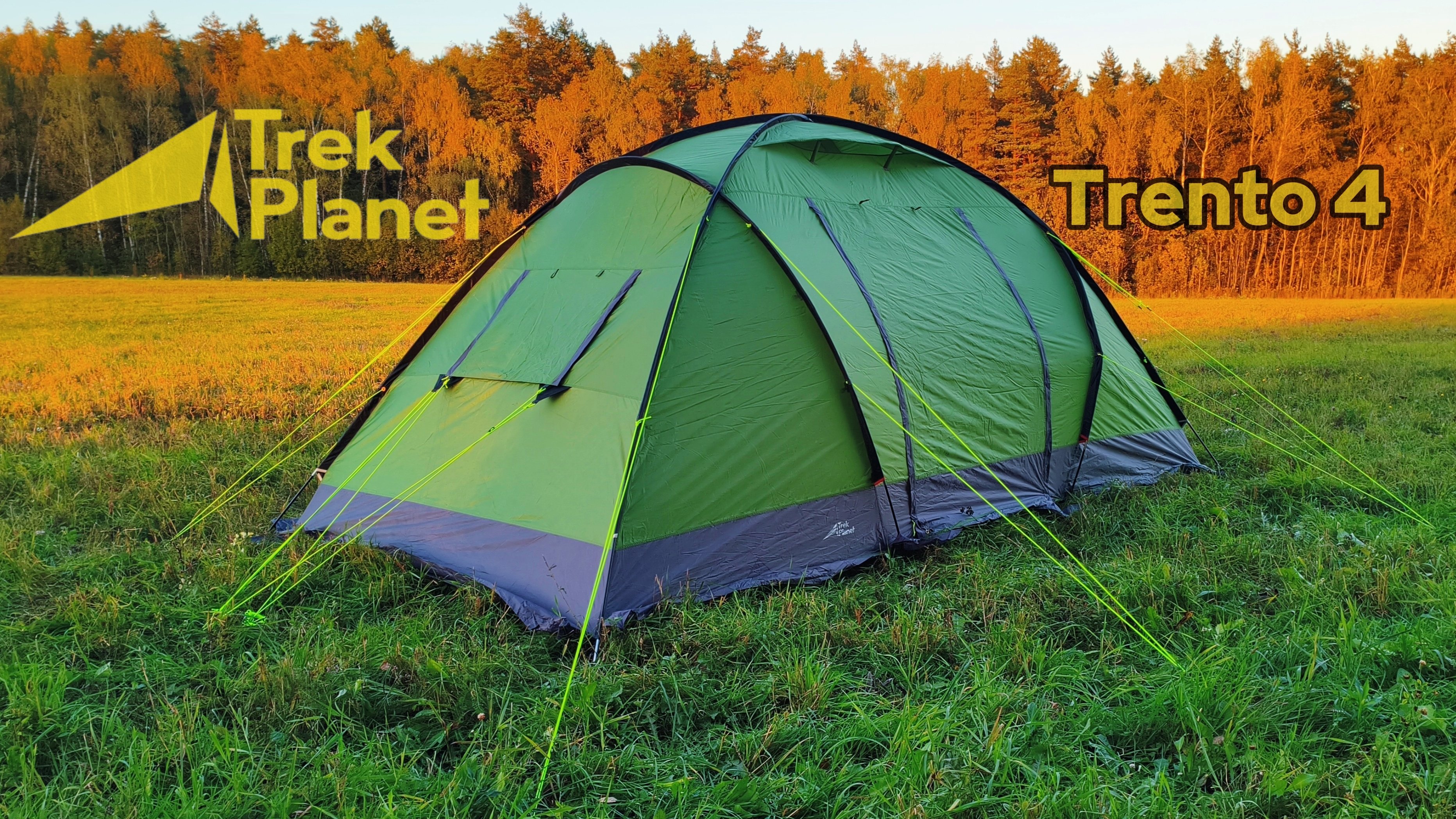 Палатка TREK PLANET Trento 4. Обзоринструкция по сборке