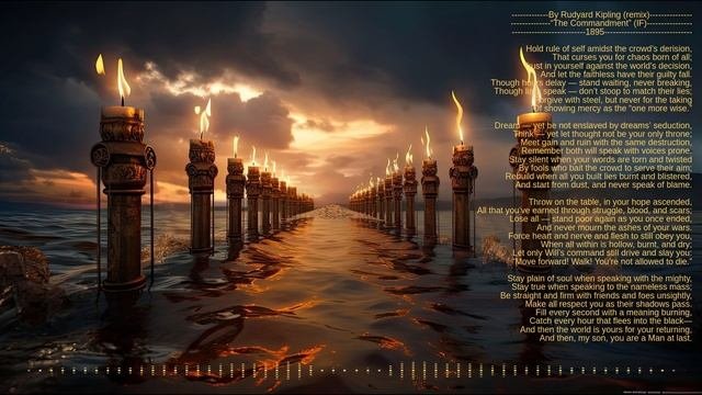 Rudyard Kipling (remix) “The Commandment” (IF) 1895