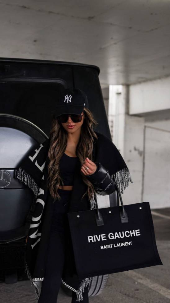Сумка тоут SAINT LAURENT Rive Gauche Large Tote Bag Black — обзор, распаковка, Unboxing.