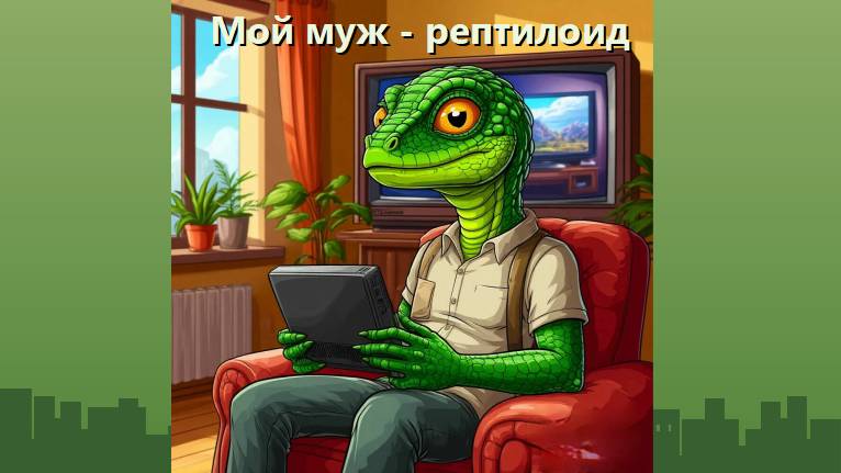 Анекдот про мужа и жену, мой муж рептилоид