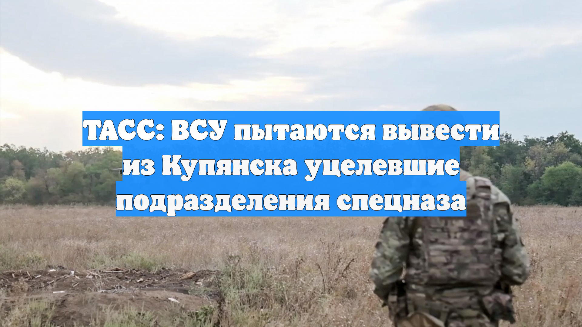 ТАСС: ВСУ пытаются вывести из Купянска уцелевшие подразделения спецназа