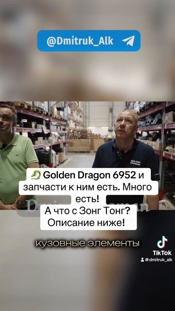 🐉 Golden Dragon 6952 и запчасти к ним есть. Много есть! А что с Зонг Тонг? Описание ниже!