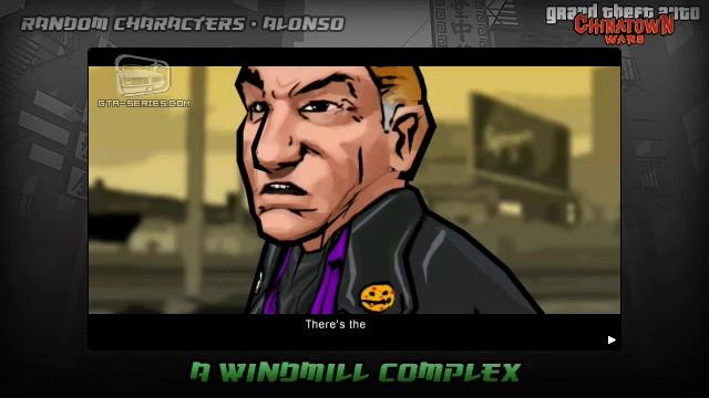 GTA Chinatown Wars - Walkthrough - Random Character - Alonso - A Windmill Complex