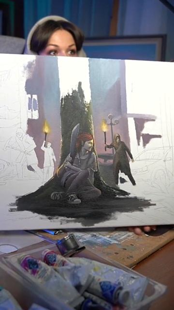 #картина #TLOU2  #картина #картинамаслом #художник #thelastofus #thelastofuspart2 #thelastofuspartii