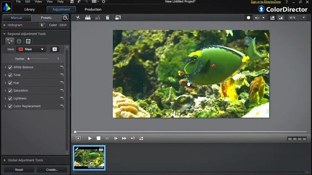 Изменение цвета объекта с помощью масок выделения и ключевых кадров