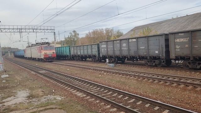 Электропоезд ЭП2Д-0061 N°6355 Талдом-Звенигород на платформе Яхрома