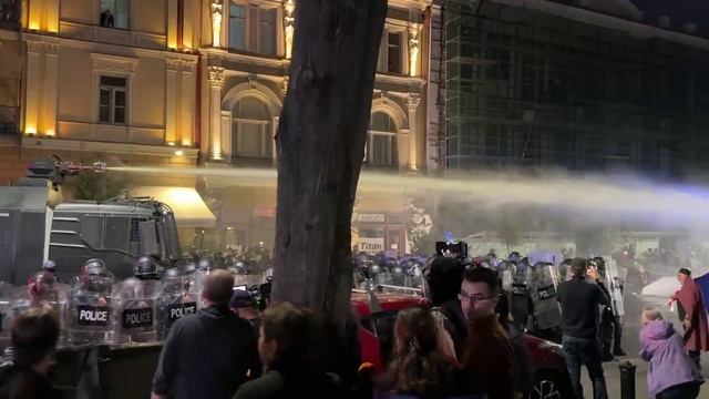 В Грузии идут протесты.