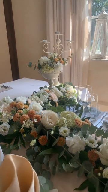 Оформление свадьбы в бежевых оттенках