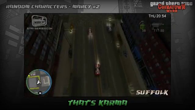 GTA Chinatown Wars - Walkthrough - Random Character - Marcy - That's Karma (Second Mission)