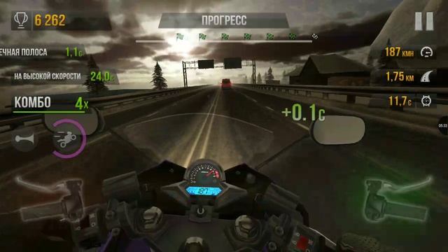Шашки мане на трассе! Traffic Rider!