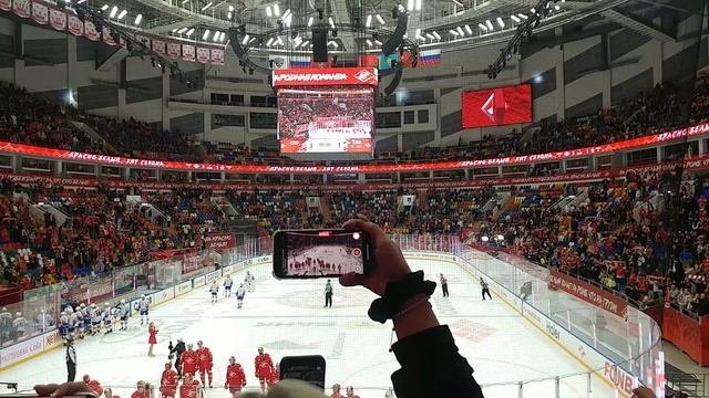 За красно-белых! Забивайте! Побеждайте! ХК Спартак Москва - ХК СКА Санкт-Петербург 03.10.2025
