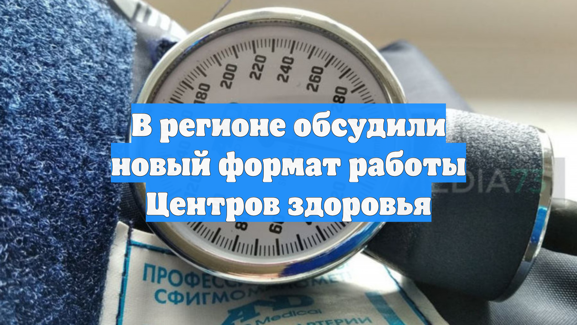 В регионе обсудили новый формат работы Центров здоровья