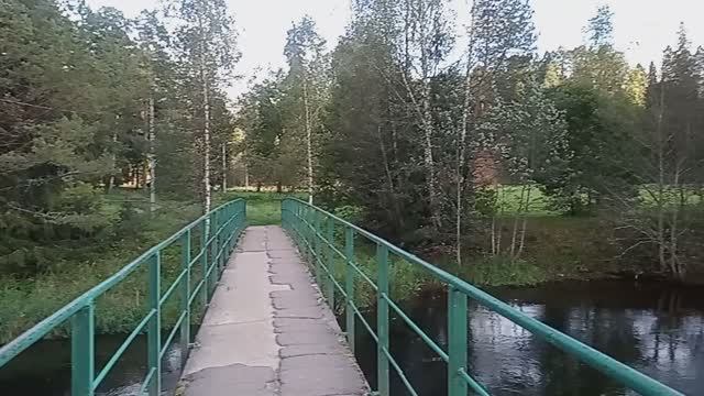 Сиверская.Кезевский мост через Оредеж,Лялин луг,Медведь-гора