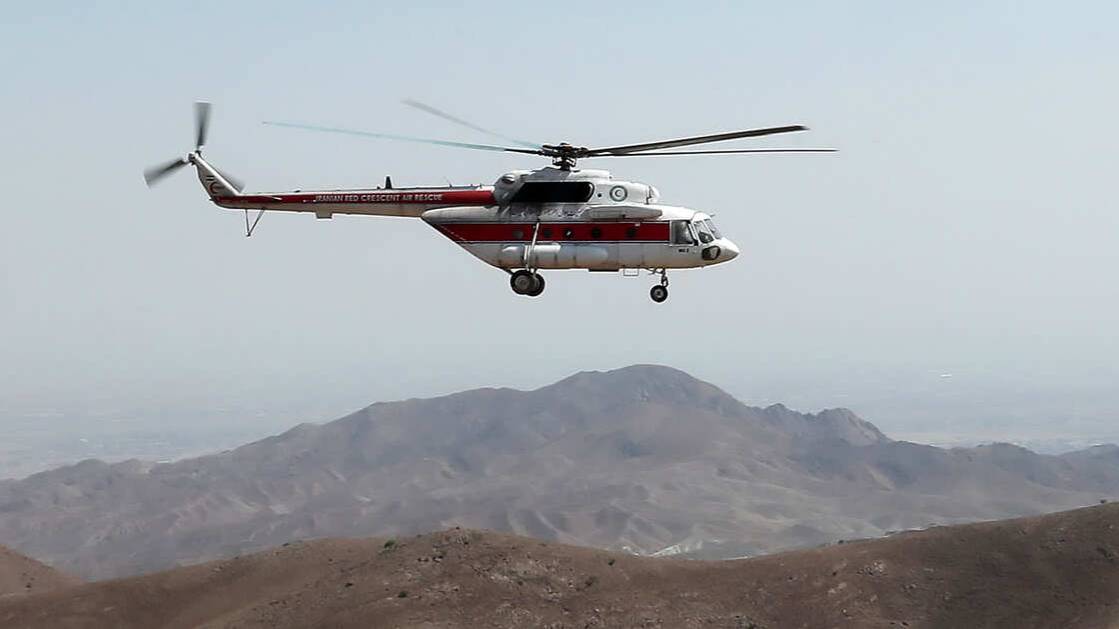 Вертолет Красного Полумесяца упал в горах Ирана, есть погибшие