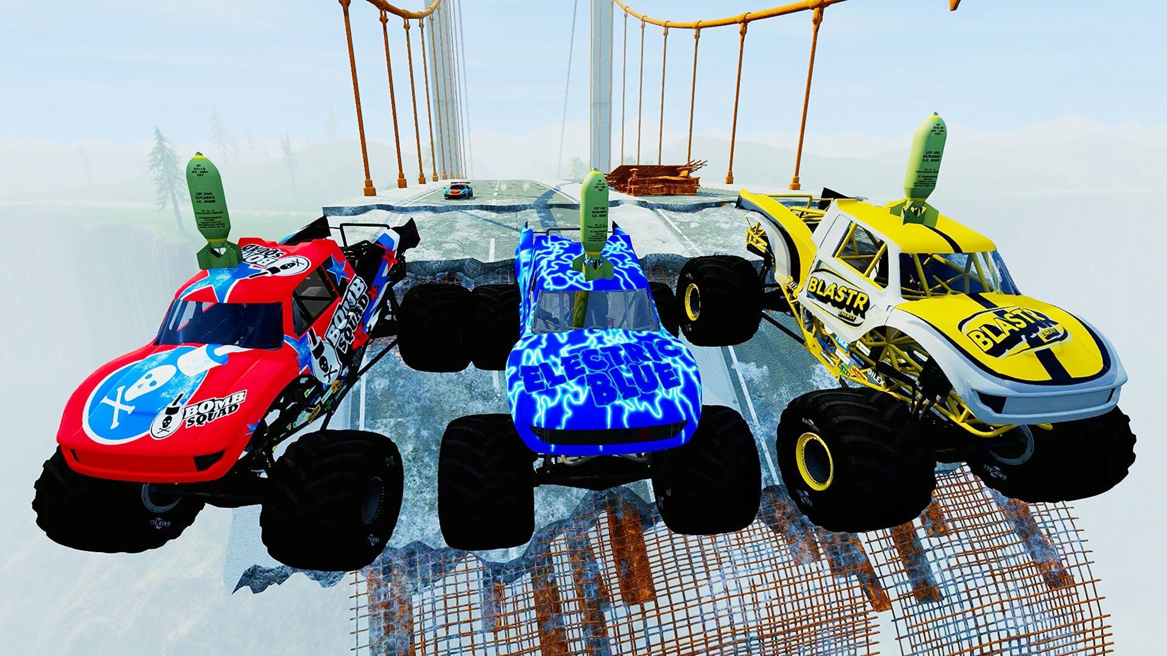 Автомобильные аварии на мосту