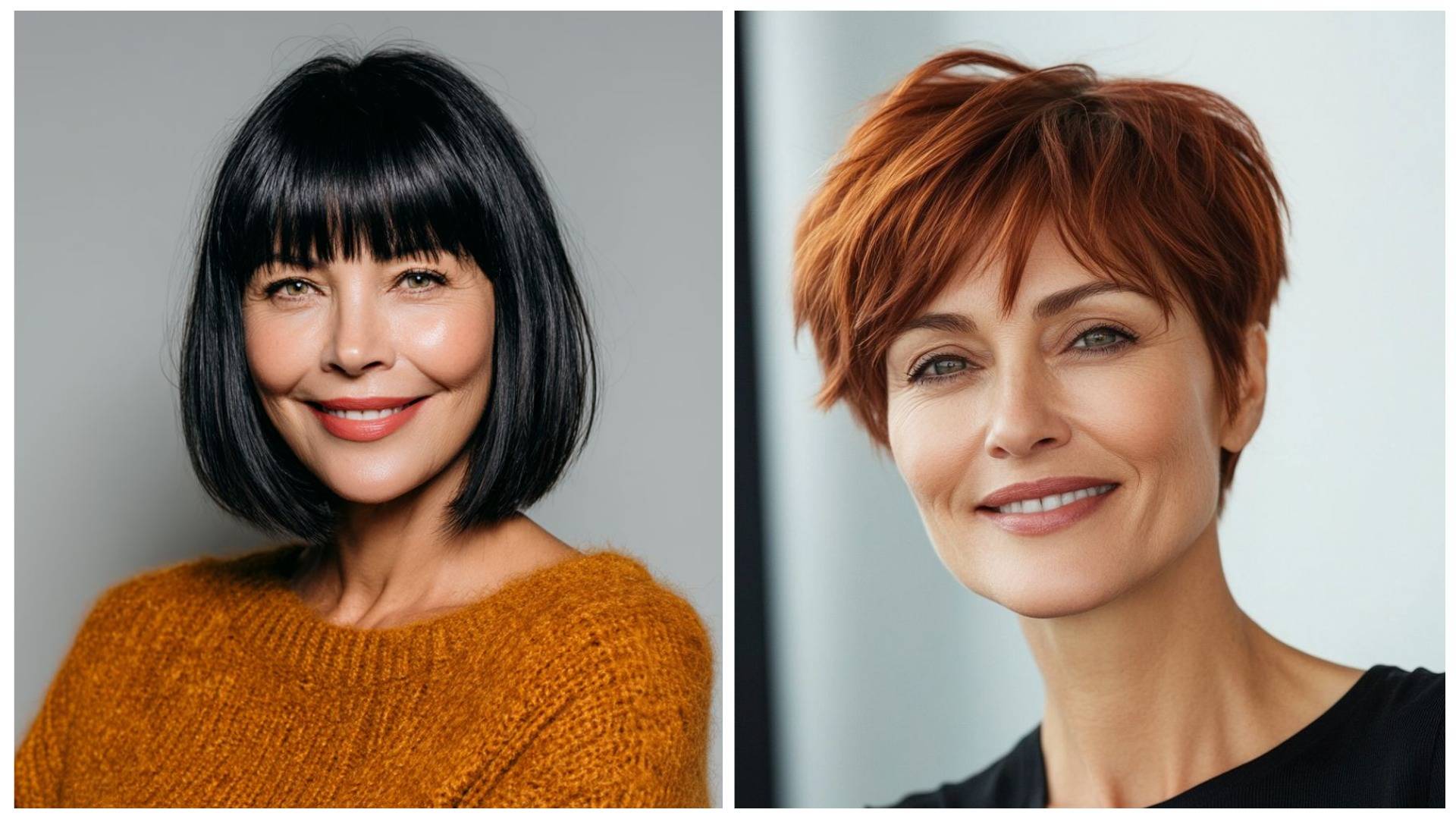 17 Коротких и Средних стрижек для женщин 40+, 50+