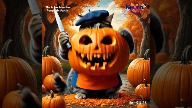 Кот и тыквенный монстр#