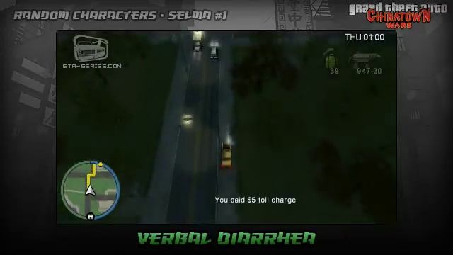 GTA Chinatown Wars - Walkthrough - Random Character - Selma - Verbal Diarrhea (First Mission)