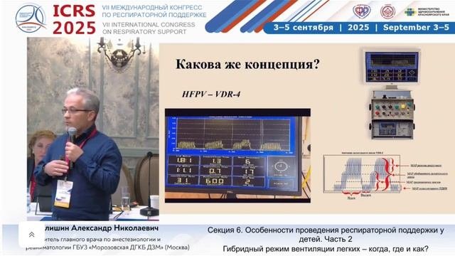 Гибридный режим вентиляции легких – когда, где и как Николишин А.Н.