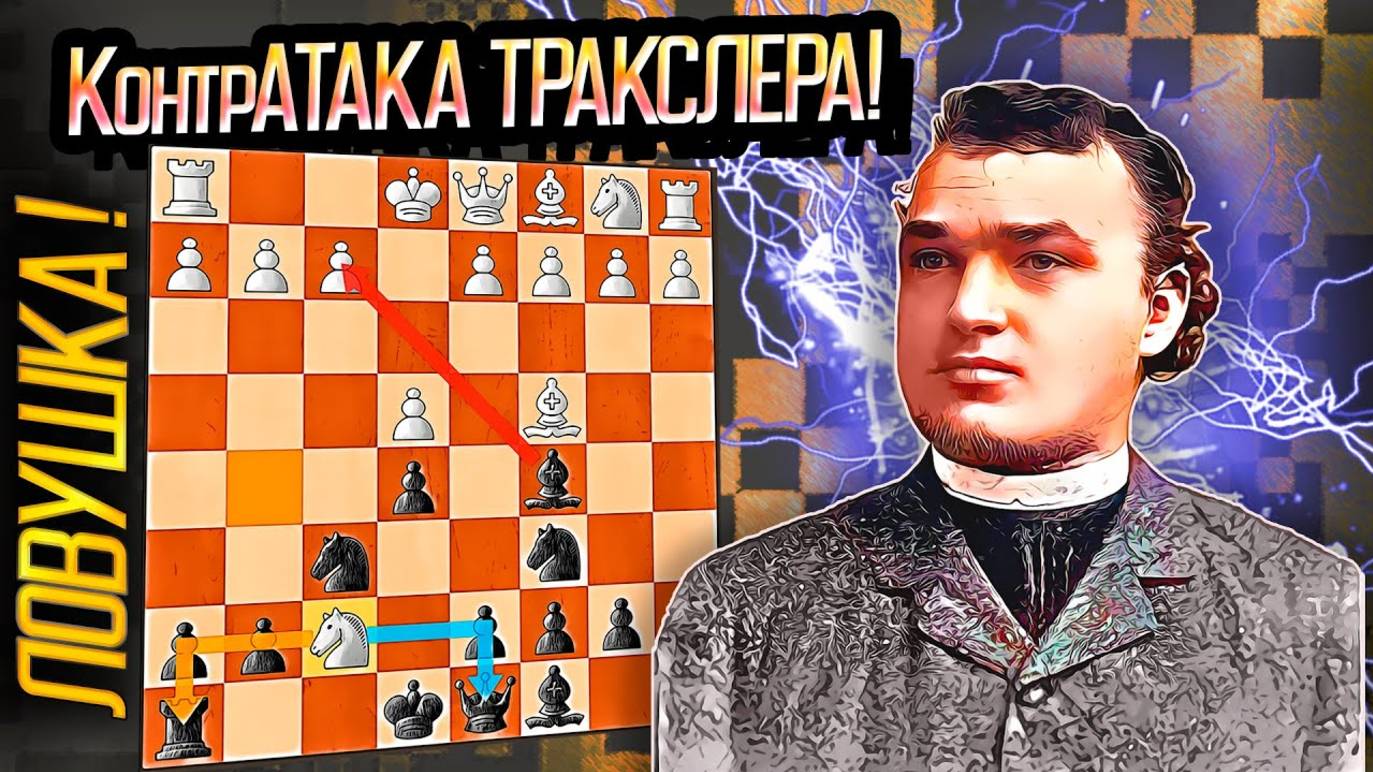 Контратака Тракслера, дерзкий дебют для блица. Часть 1. Шахматы