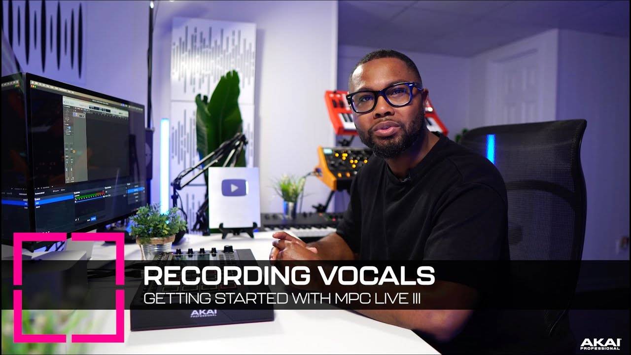 AKAI MPC Live III: Getting Started | Recording Vocals Using Built-in Mic