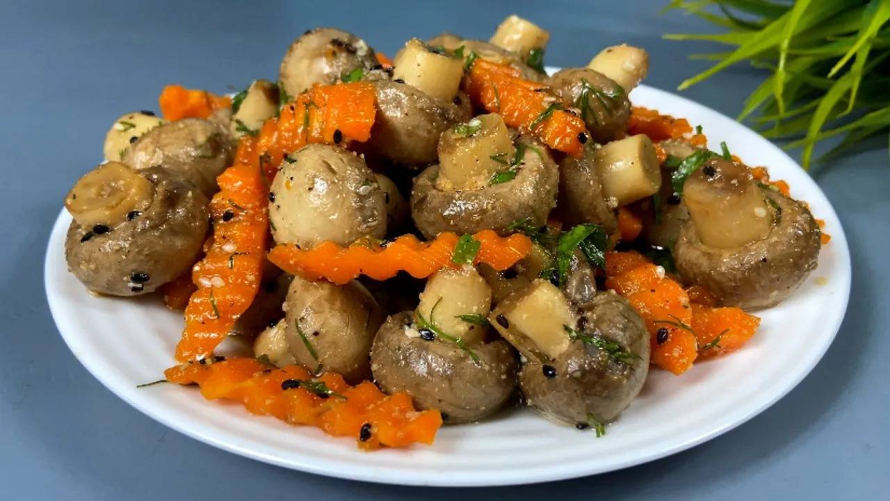 Рецепт из вагона РЕСТОРАНА! Шампиньоны "Столичные" МИНИМУМ ингредиентов, а вкусно НЕВЕРОЯТНО!