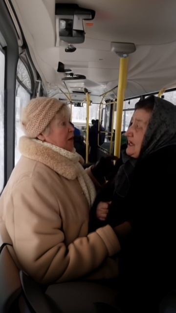 бабки не поделили место 🤣