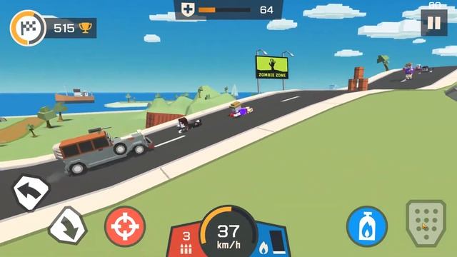 Zombie Derby Pixel Survival игра для Android🔘🔵🔴 🅰🅽🅳🆁🅾🅸🅳🅿🅻🆄🆂