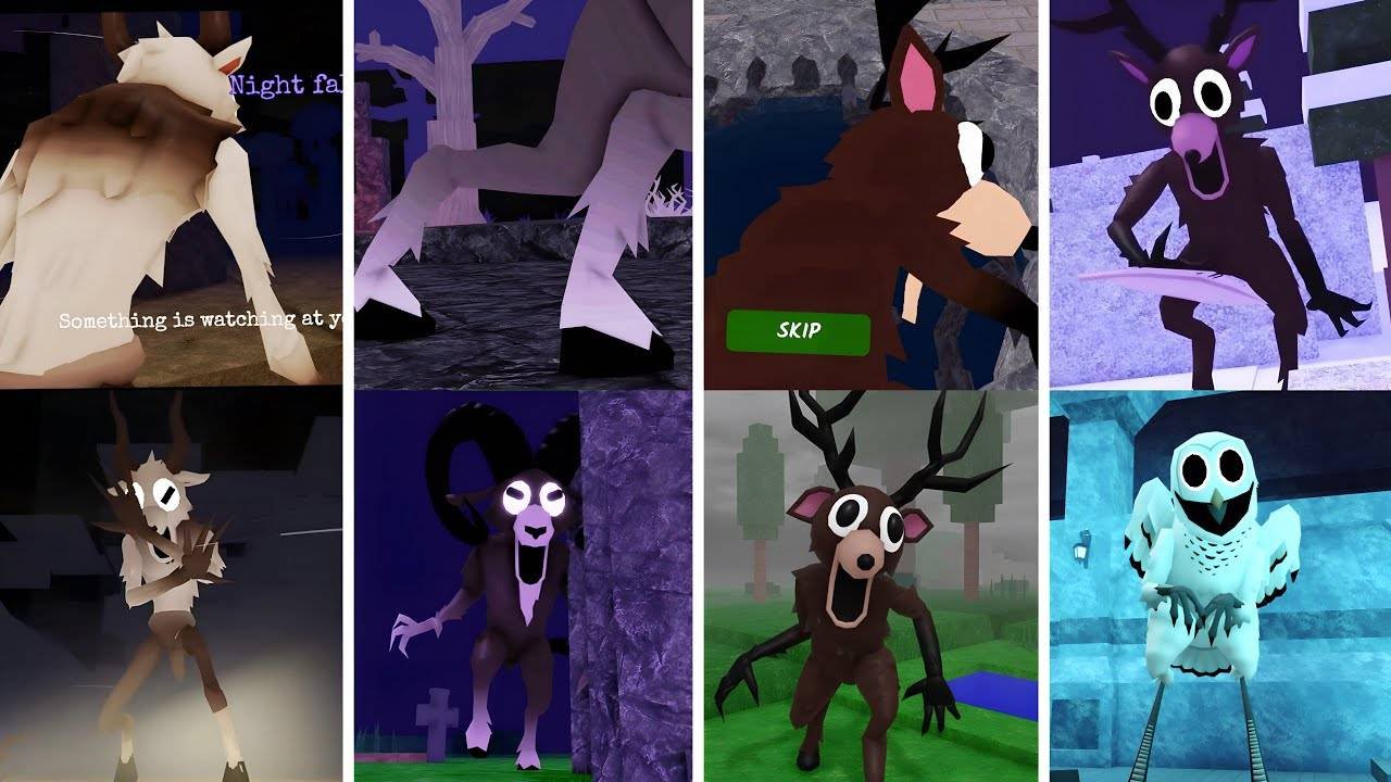 99 ночей в лесу - ОЛЕНЬ против БАРАНА, СОВА против Дикого Запада / JUMPSCARES & Story
