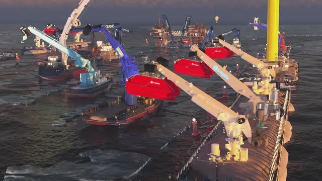 🏗️ Крановый хоккей 🏒 Crane Hoсkey