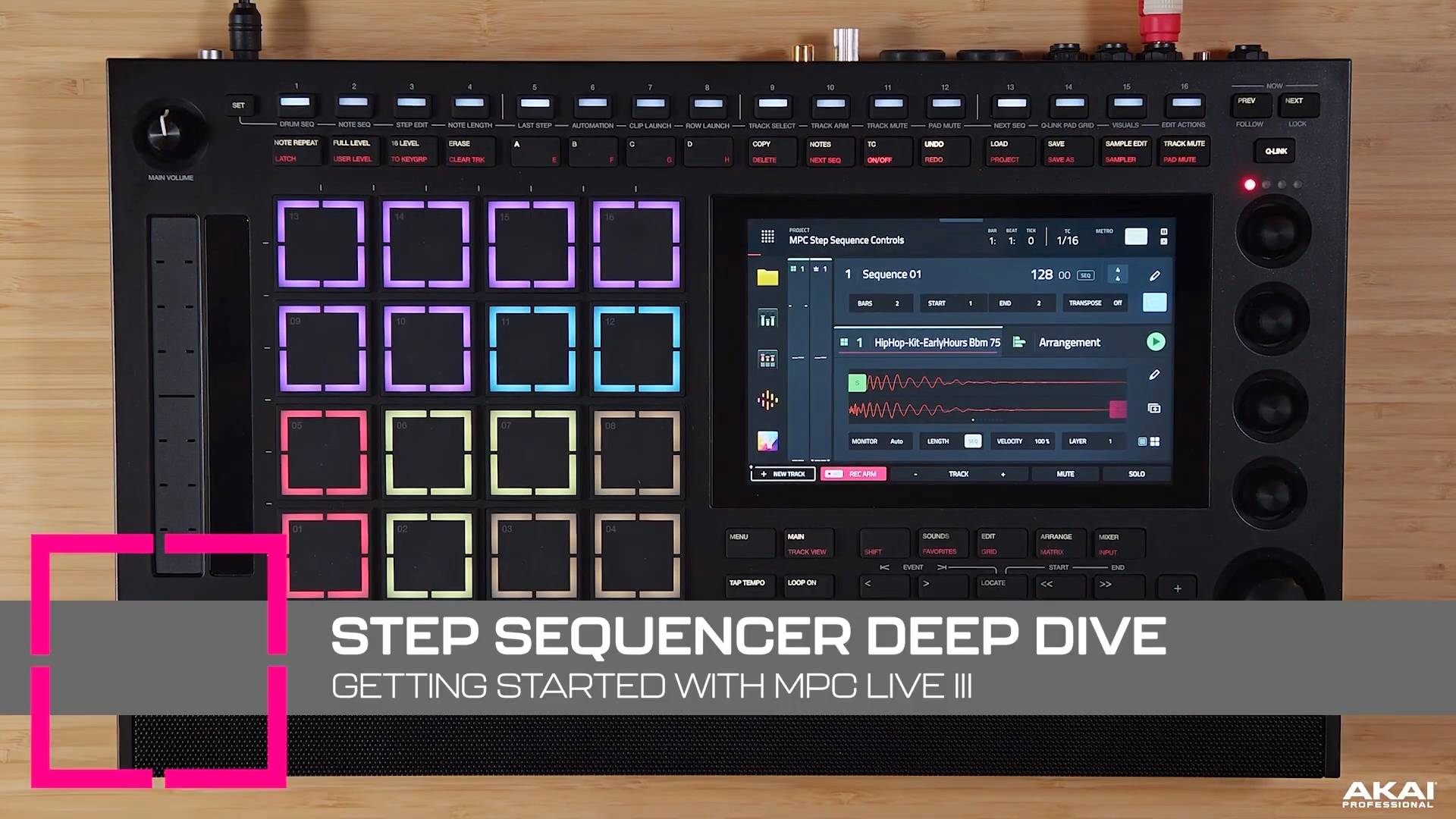 AKAI MPC Live III: Getting Started | Step Sequencer Deep Dive