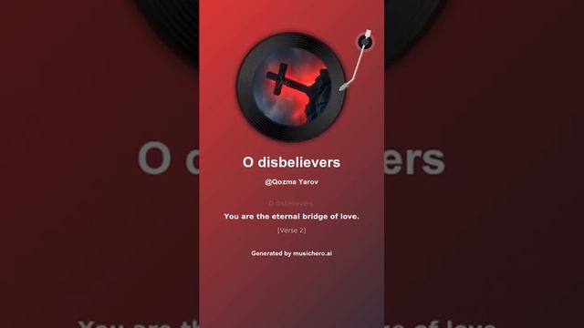 O disbelievers 6