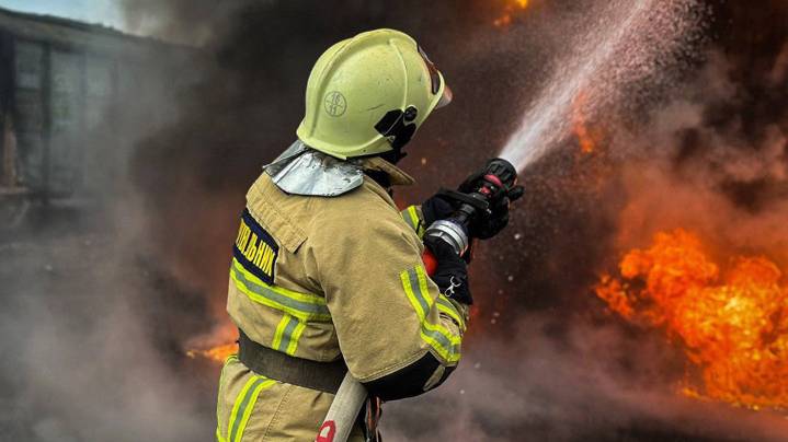 На западе Украины произошел пожар на газовом хранилище