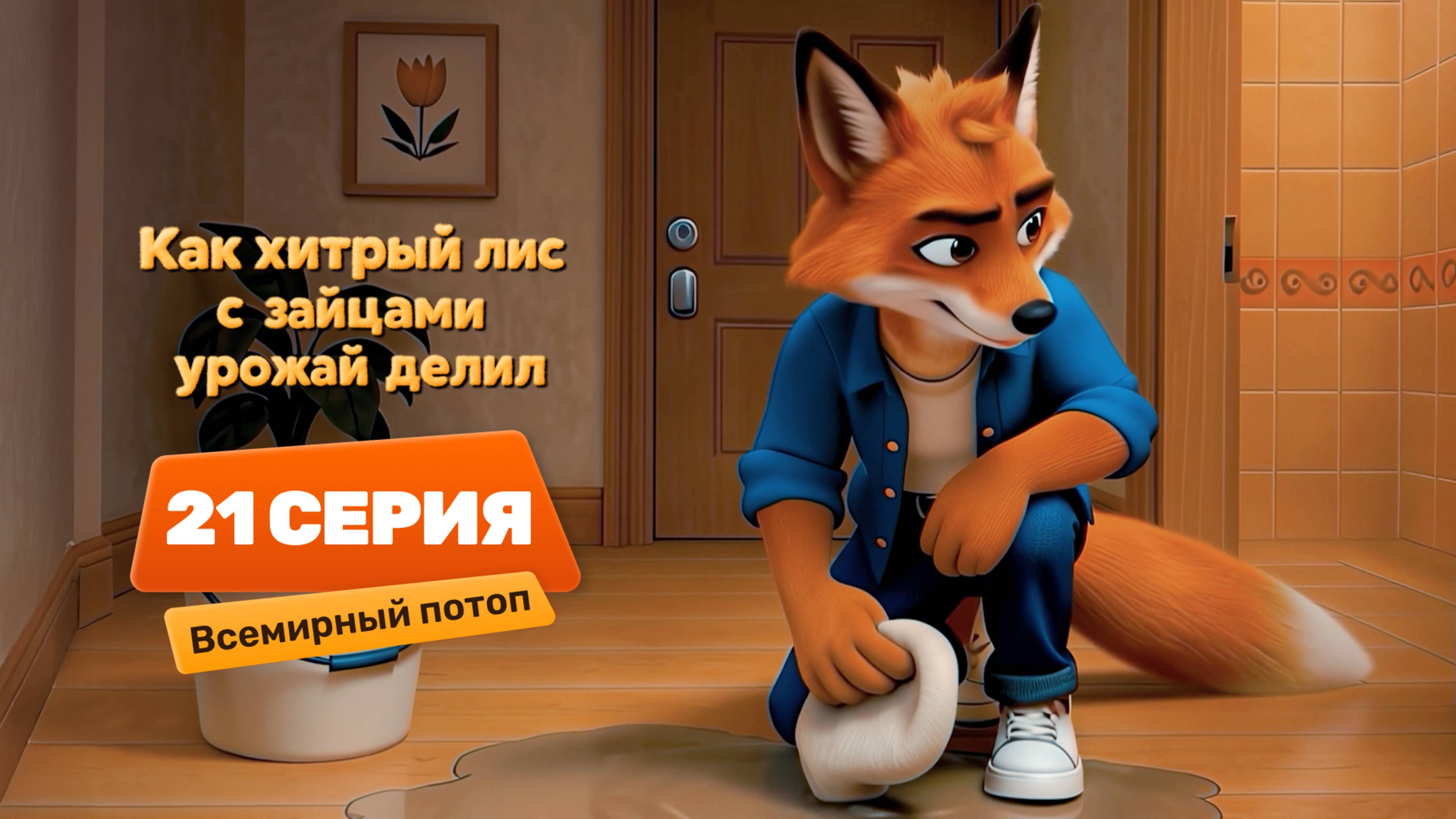 Серия 21 – Всемирный потоп | Как хитрый лис с зайцами урожай делил