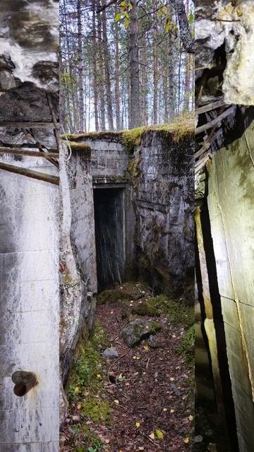 Карелия. Медвежьегорск. Рядом с Финской тоннельной казармой Вичка. Karelia. Medvezhyegorsk