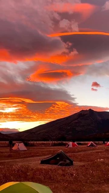 Закат над Андами