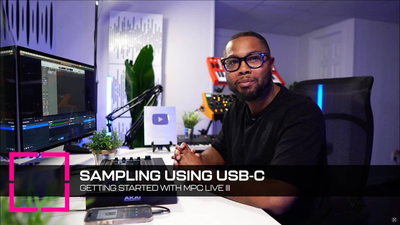 AKAI MPC Live III: Getting Started | Sampling with USB-C