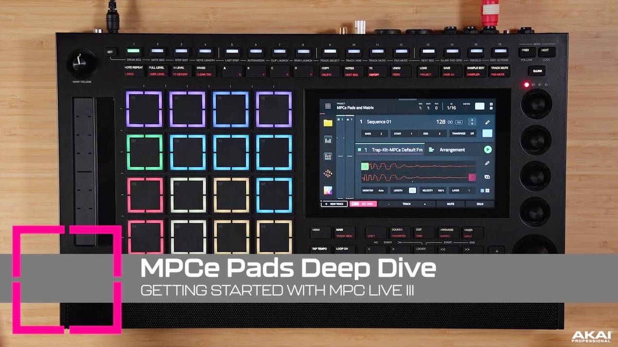 AKAI MPC Live III: Getting Started | MPCe Pads Deep Dive